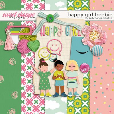 Happy Girl Freebie Mini Kit by Kelly Bangs Creative
