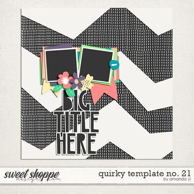 Quirky template no. 21 by Amanda Yi