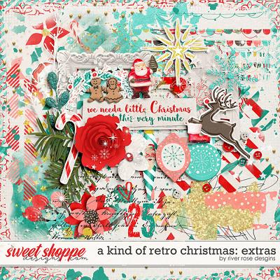 A Kind of Retro Christmas: Extras by River Rose Designs