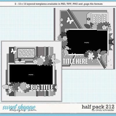 Cindy's Layered Templates - Half Pack 212 by Cindy Schneider