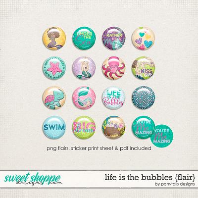 Life is the Bubbles Flair by Ponytails