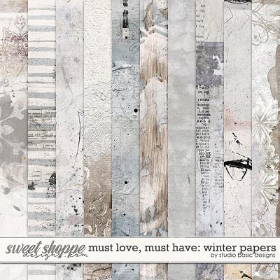 Must Love, Must Have: Winter Papers by Studio Basic