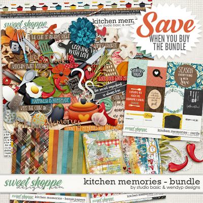 Kitchen Memories Bundle by Studio Basic and WendyP Designs