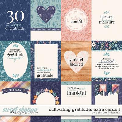 Cultivating Gratitude: extra cards 1 by Kristin Cronin-Barrow