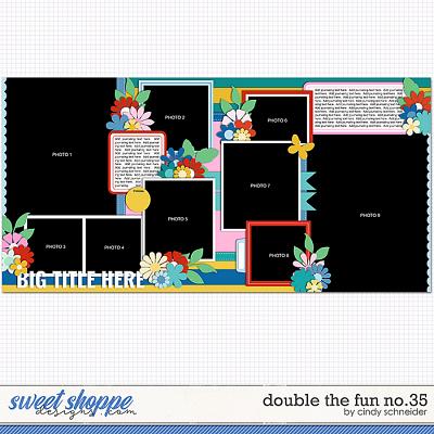 Cindy's Layered Templates - Double the Fun No.35 by Cindy Schneider