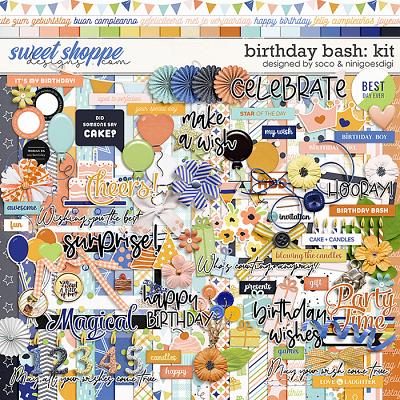 Birthday Bash: Kit | Designed by Soco and ninigoesdigi