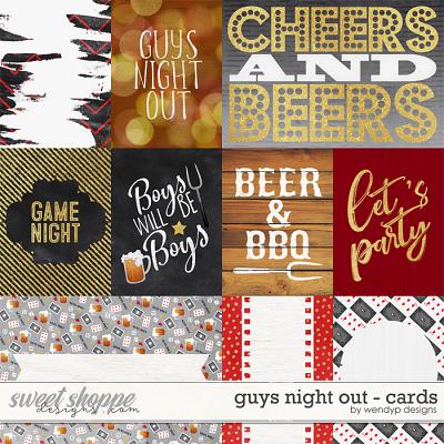 Guys night out - cards by WendyP Designs