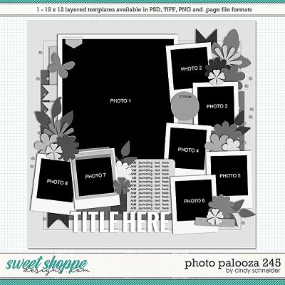 Cindy's Layered Templates - Photo Palooza 245 by Cindy Schneider