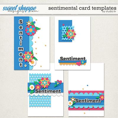 Sentimental Card Templates by Studio Liv