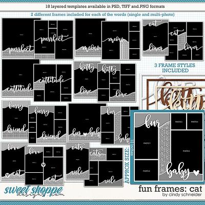 Cindy's Layered Templates - Fun Frames: Cat by Cindy Schneider