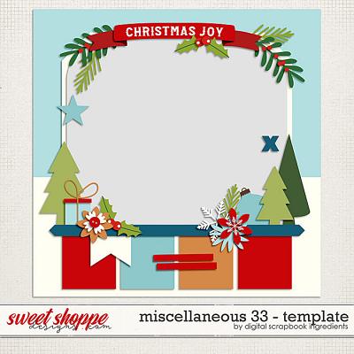 Miscellaneous 33 Template by Digital Scrapbook Ingredients