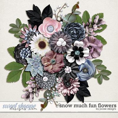 Snow Much Fun Flowers by JoCee Designs