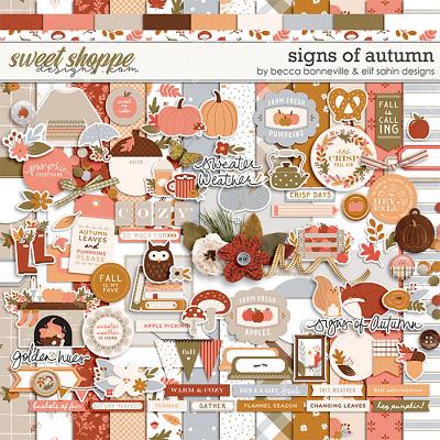 Signs of Autumn Kit by Becca Bonneville & Elif Sahin Designs