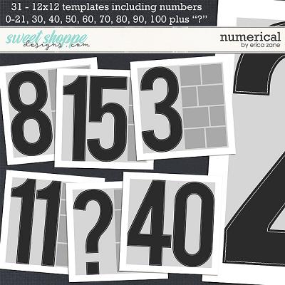 Numerical Templates by Erica Zane