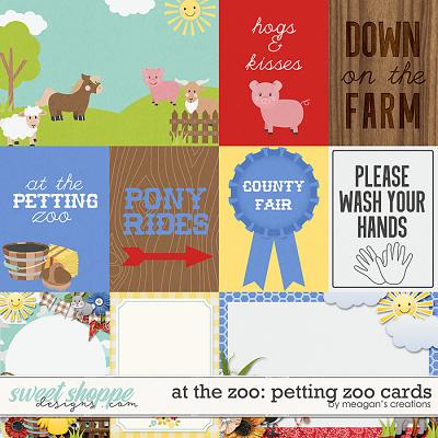 At the Zoo: Petting Zoo Cards by Meagan's Creations