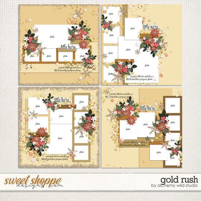 Gold Rush Layered Templates by Amber