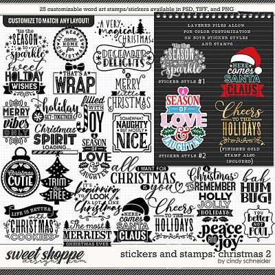 Cindy's Layered Stickers and Stamps: Christmas 2 by Cindy Schneider