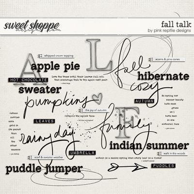 Fall Talk by Pink Reptile Designs