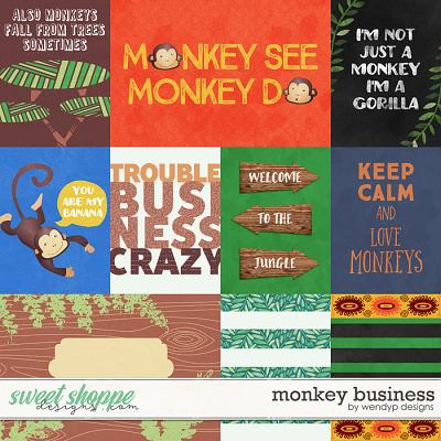 Monkey Business - Cards by WendyP Designs