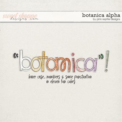 Botanica Alpha by Pink Reptile Designs