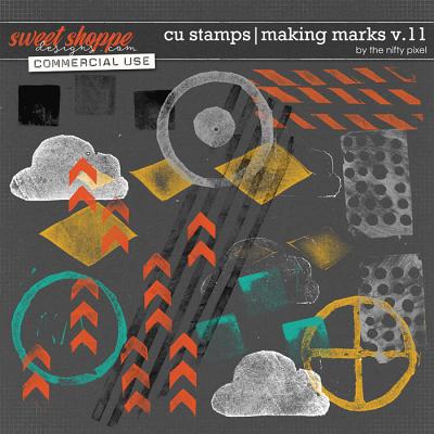 CU BRUSH & STAMPS | MAKING MARKS V.11 by The Nifty Pixel