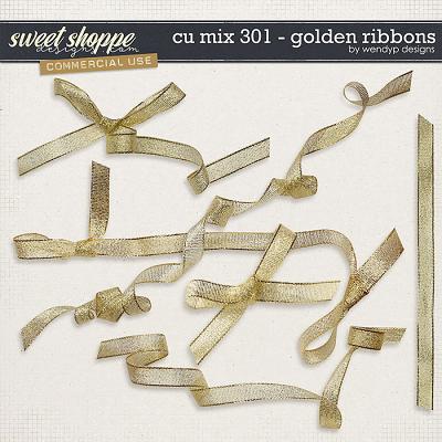 CU Mix 301 - Golden ribbons by WendyP Designs 