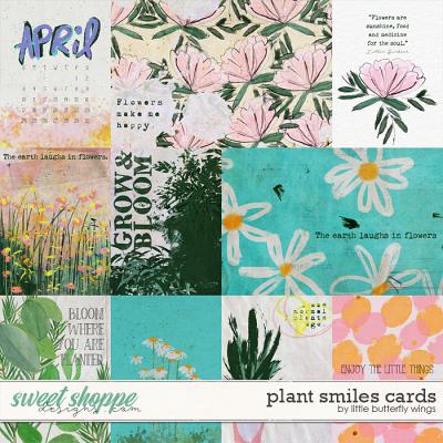 Plant Smiles cards by Little Butterfly Wings
