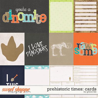 Prehistoric Times: Cards by Grace Lee