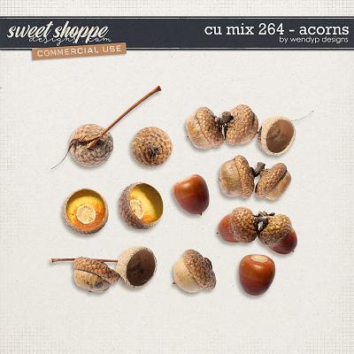 CU Mix 264 - acorns by WendyP Designs