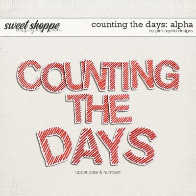 Counting The Days Alpha by Pink Reptile Designs