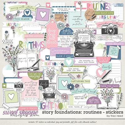 Story Foundations: Routines Stickers by Traci Reed Story Foundations: Routines Stickers by Traci Reed