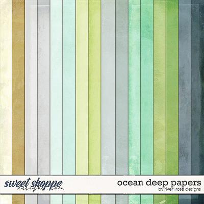Ocean Deep Papers by River Rose Designs