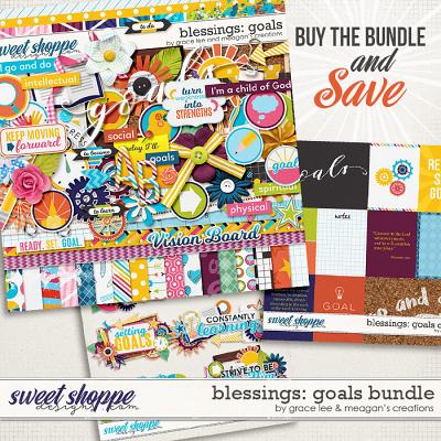 Blessings: Goals Bundle by Grace Lee & Meagan's Creations