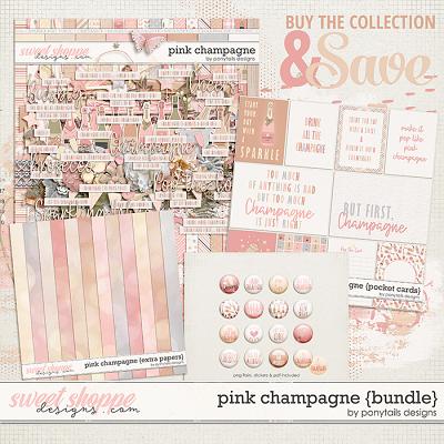 Pink Champagne Bundle by Ponytails
