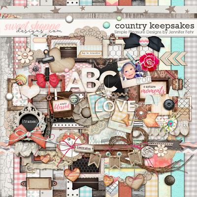 Country Keepsakes Kit:  Simple Pleasure Designs by Jennifer Fehr