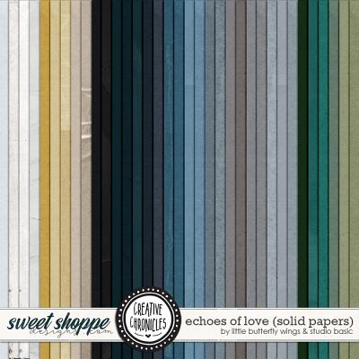 Creative Chronicles: Echoes Of Love Solids by Little Butterfly Wings & Studio Basic