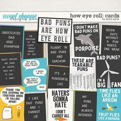 How Eye Roll: Cards by Erica Zane
