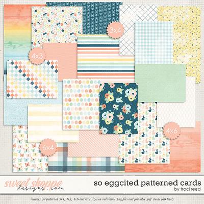 So Eggcited Patterned Cards by Traci Reed 
