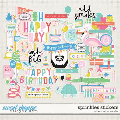 Sprinkles Stickers by Becca Bonneville 