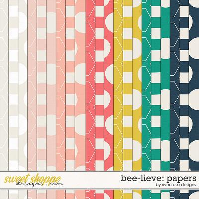 Bee-lieve: Papers by River Rose Designs