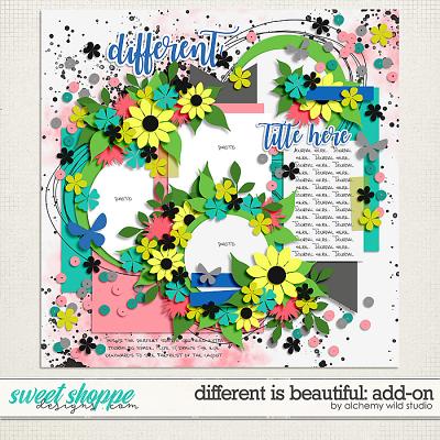 Different is Beautiful Add-On Layered Template 