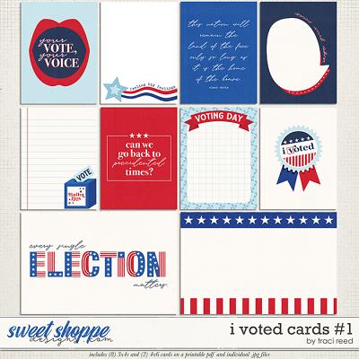 I Voted Cards #1 by Traci Reed