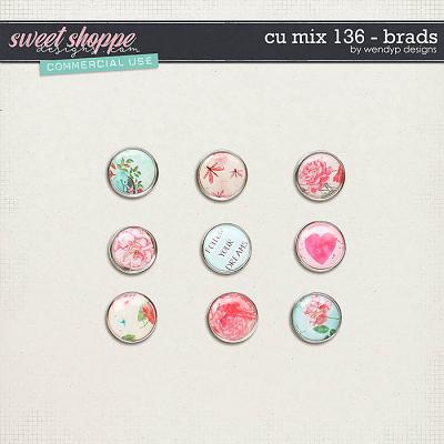CU Mix 136 - brads by WendyP Designs