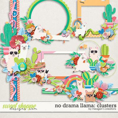 No Drama Llama: Clusters by Meagan's Creations