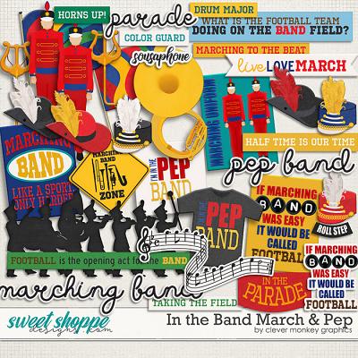 In the Band March & Pep by Clever Monkey Graphics  