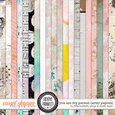 Creative Chronicles: You Are My Person Artsy Papers by Little Butterfly Wings & Studio Basic