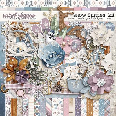 Snow Flurries Kit by River Rose Designs and Designed by Soco