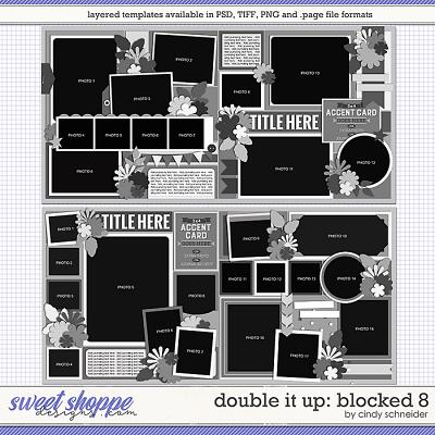 Cindy's Layered Templates - Double It Up: Blocked 8 by Cindy Schneider
