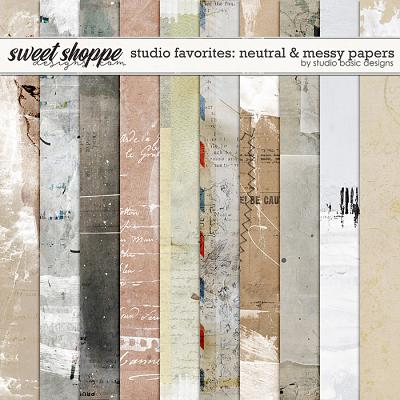 Studio Favorites: Neutral & Messy Papers by Studio Basic
