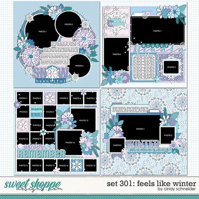 Cindy's Layered Templates - Set 301: Feels Like Winter by Cindy Schneider